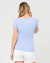 Ripe Maternity &#39;Embrace&#39; Short Sleeve Nursing Tee - Blue Bell