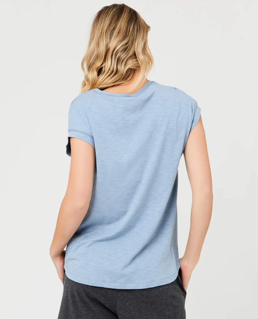 &#39;Richie&#39; Nursing Tee - Light Petrol