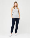 &#39;Off Duty&#39; Tencel Maternity Pants - Navy
