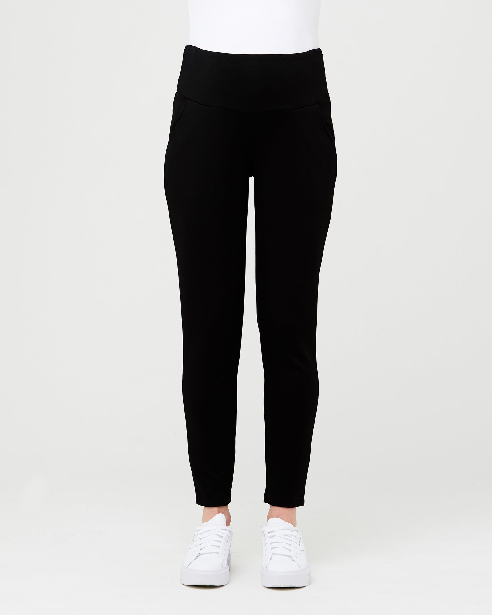 'Super Soft' Maternity Scuba Pants - Black
