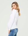 Ripe Maternity Organic Nursing Top - White