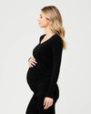 Ripe Maternity Organic Nursing Top - Black