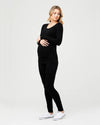 Ripe Maternity Organic Nursing Top - Black