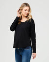 Ripe Maternity &#39;Jaiden&#39; Long Sleeve Tee - Black