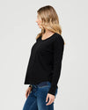 Ripe Maternity &#39;Jaiden&#39; Long Sleeve Tee - Black