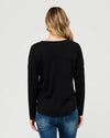 Ripe Maternity &#39;Jaiden&#39; Long Sleeve Tee - Black
