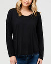 Ripe Maternity &#39;Jaiden&#39; Long Sleeve Tee - Black