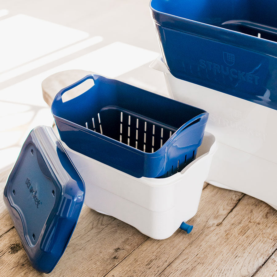 Strucket 4.5L Mini Strainer Bucket with Lid