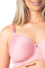 Hotmilk 'Obsession' Flexi-Underwire Contour Nursing Bra - Rose