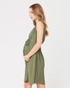 Ripe Maternity &#39;April&#39; Nursing Tunic Dress - Khaki