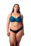 Hotmilk &#39;Obsession&#39; Flexi-Underwire Contour Nursing Bra - Aquamarine