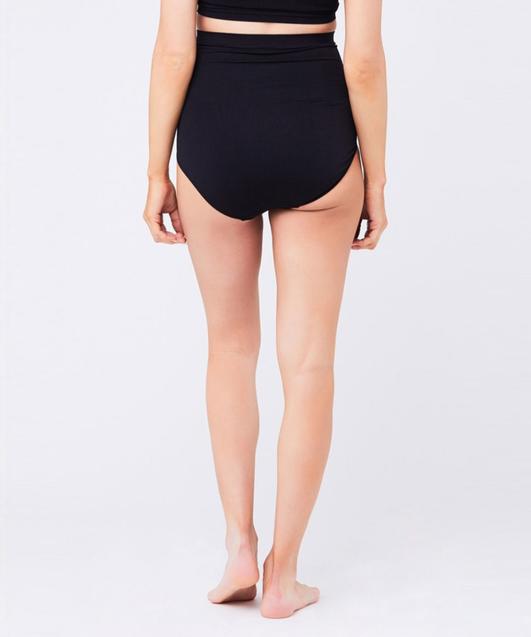 Maternity Seamless Brief - Black &amp; Natural
